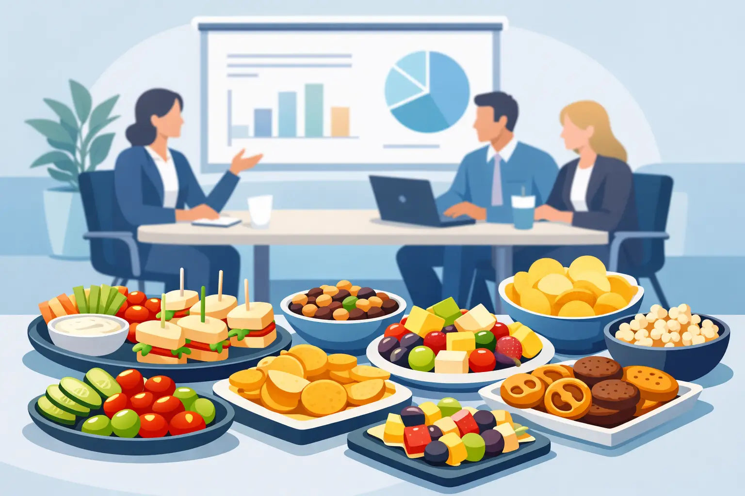 12 Best Snacks for Office Meetings