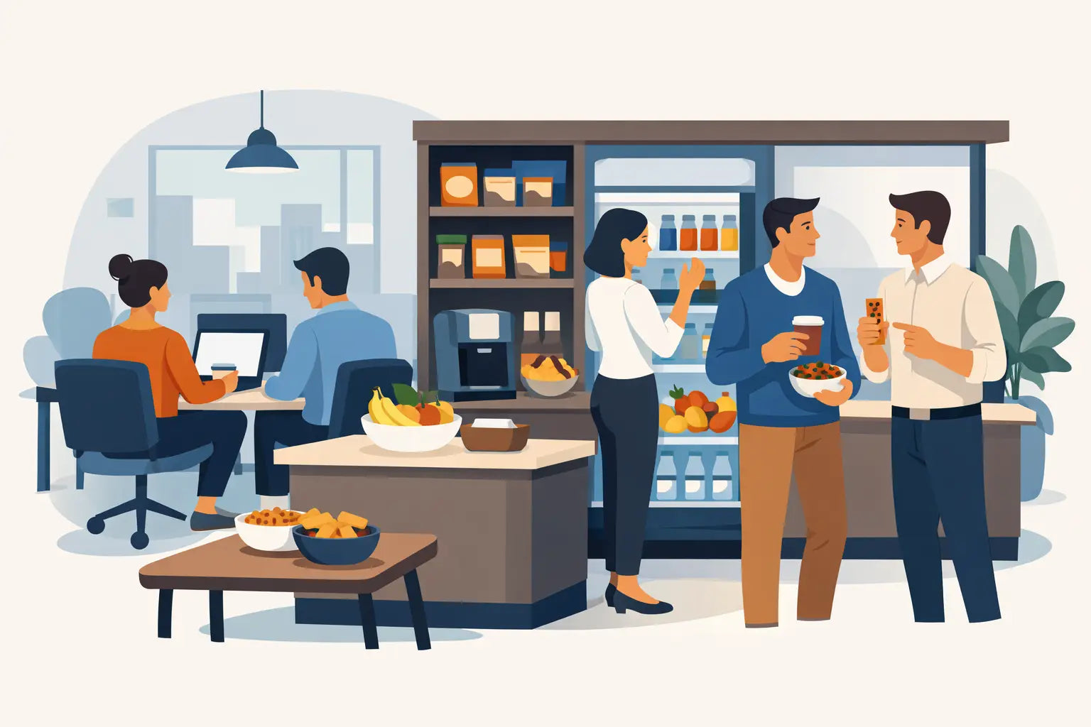Coworking Space Snack Service That Works